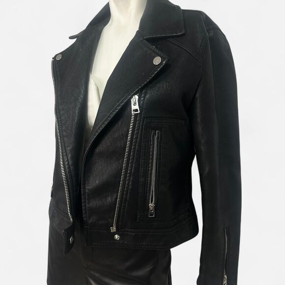 Topshop Women's Black Jacket - Picture 3 of 5